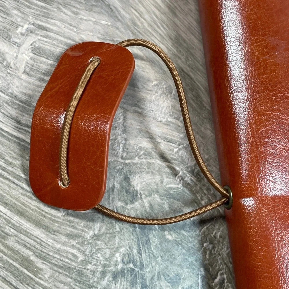 Unbranded To My Sister Engraved Leather Journal Cognac Brown Refillable Travel